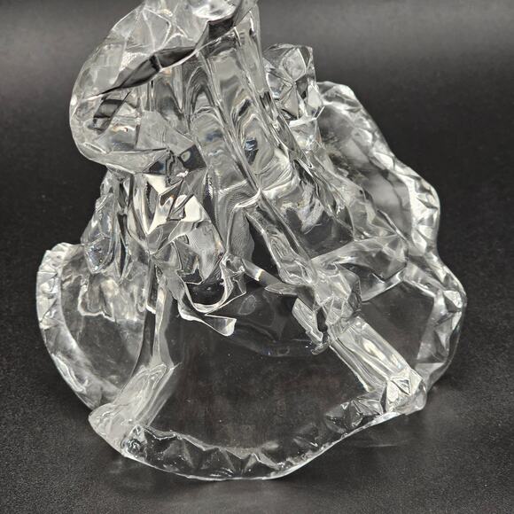 Silvestri Acrylic Angel Tree Topper Clear Star Vintage Christmas Decor 9" - Picture 4 of 8